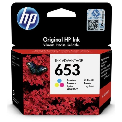 HP HP 653 mustepatruuna väri, 200 sivua