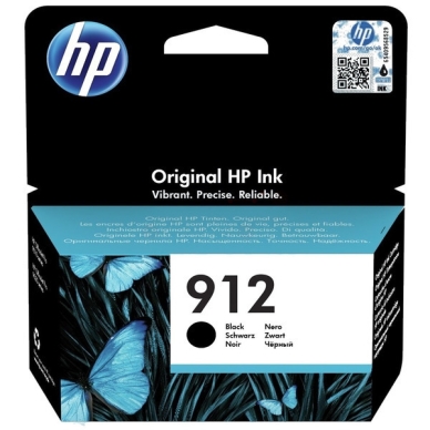 HP HP 912 Mustepatruuna musta, 300 sivua
