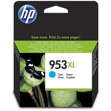 HP HP 953XL Mustepatruuna syaani, 1.600 sivua