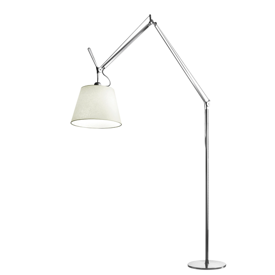 Artemide Tolomeo Mega lattiavalaisin 42 cm, alumiini - pergamentti