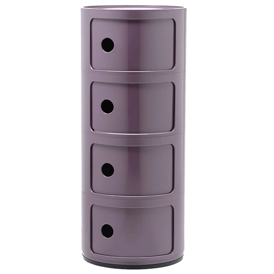 Kartell Componibili säilytyskaluste, 4-osainen, violetti