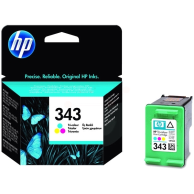 HP HP 343 Mustepatruuna 3-väri, 7 ml