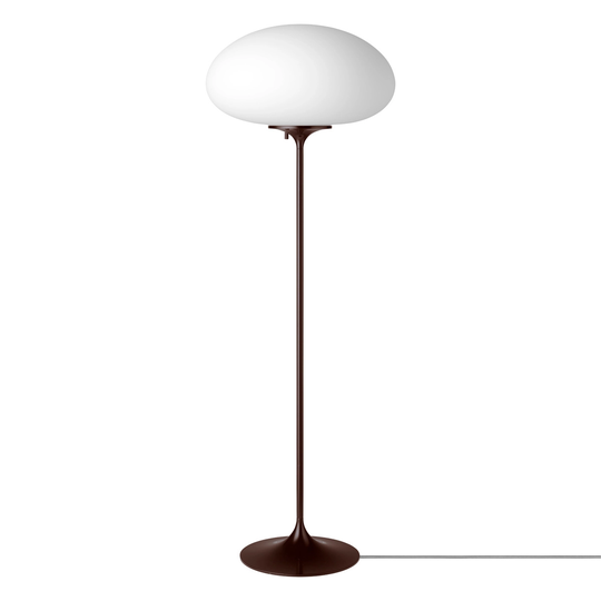 GUBI Stemlite lattiavalaisin, 110 cm, himmennettävä, mustanpunainen