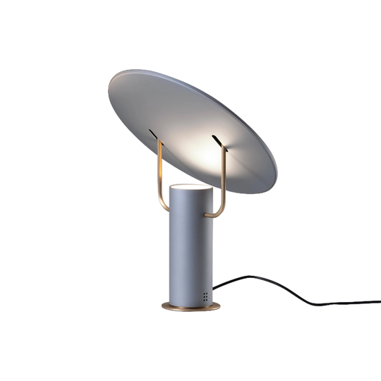 Martinelli Luce TX1 Luxury pöytävalaisin, M, harmaa - messinki