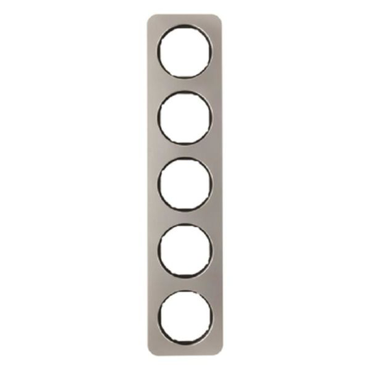 Hager 10152104 Peitekehys 5-paikkainen, R.1 Teräs/musta