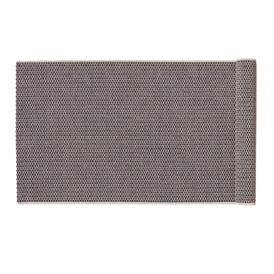 Woodnotes Morning kaitaliina, 35 x 120 cm, musta - beige