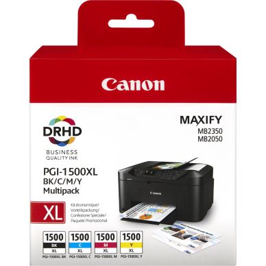 Canon Mustepatruuna PGI-1500XL MultiPack Bk,C,M,Y