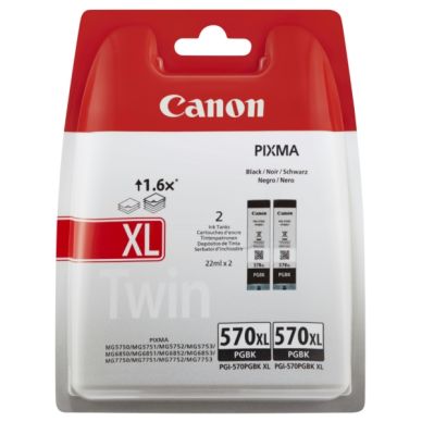 Canon Mustepatruuna pigmenttimusta twin pack