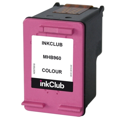 inkClub Mustepatruuna, korvaa HP 304XL, 3-väri, 300 sivua
